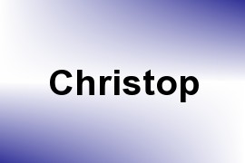 Christop name image