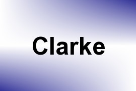 Clarke name image