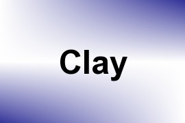 Clay name image