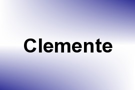 Clemente name image