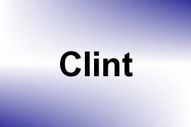 Clint name image