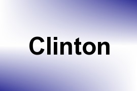 Clinton name image