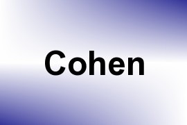 Cohen name image