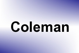 Coleman name image