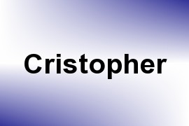 Cristopher name image
