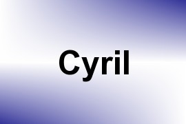 Cyril name image