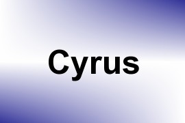 Cyrus name image