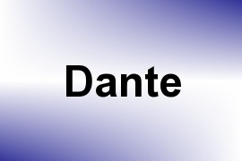 Dante name image