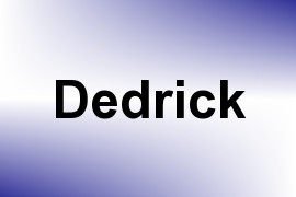 Dedrick name image