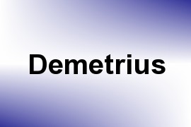 Demetrius name image