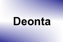 Deonta name image