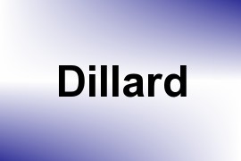 Dillard name image