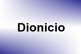 Dionicio name image
