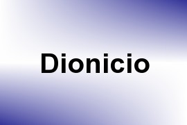 Dionicio name image