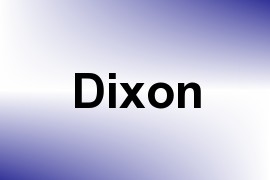 Dixon name image