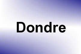 Dondre name image