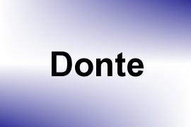 Donte name image