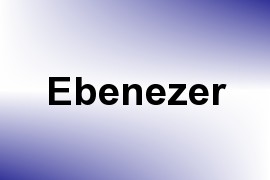 Ebenezer name image