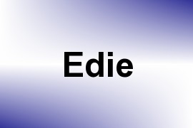 Edie name image