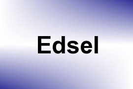 Edsel name image