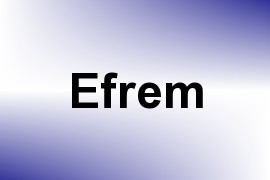 Efrem name image