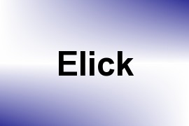 Elick name image