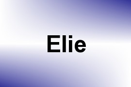 Elie name image