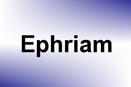 Ephriam name image