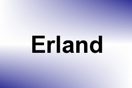 Erland name image