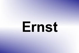 Ernst name image