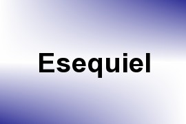 Esequiel name image