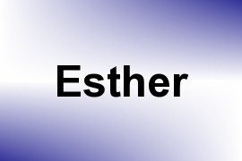 Esther name image