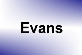 Evans name image