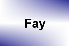 Fay name image