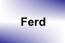 Ferd name image