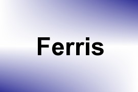 Ferris name image