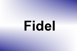 Fidel name image