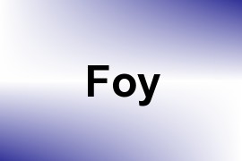 Foy name image