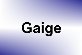 Gaige name image