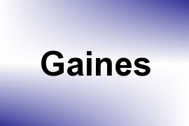 Gaines name image