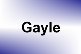 Gayle name image