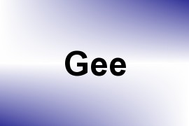 Gee name image