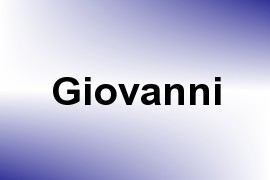 Giovanni name image