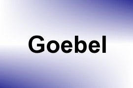 Goebel name image