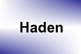 Haden name image