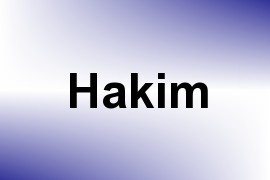 Hakim name image