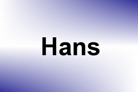 Hans name image