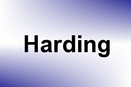 Harding name image