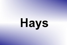 Hays name image