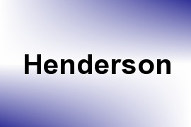 Henderson name image